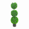 Artificial Triple Ball Money Leaf Tree