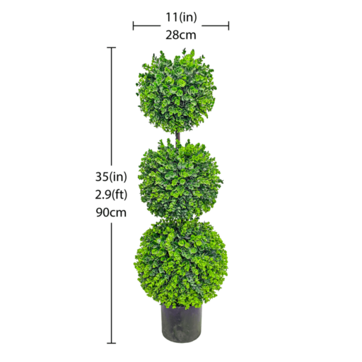 Artificial Triple Ball Money Leaf Tree-sz