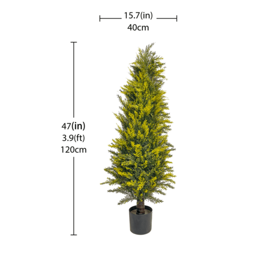 Autumn Edition Artificial Cedar Tree-47in