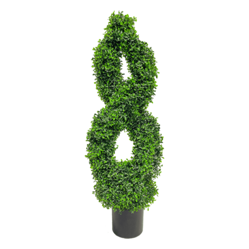 Artificial Double Boxwood Spiral Tree-8