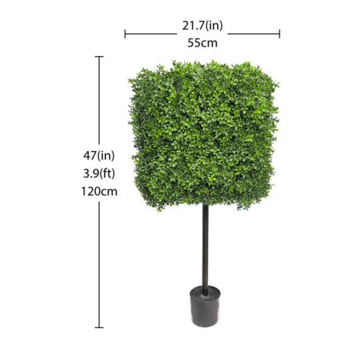 Premium Geometric Artificial Boxwood Tree-sz