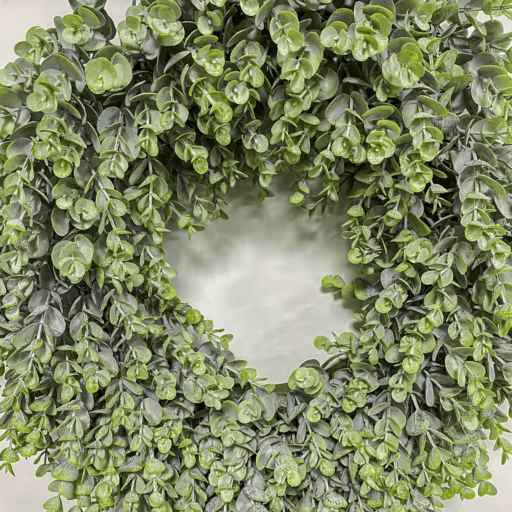 6pack High-Quality Artificial Money Leaf Wreath