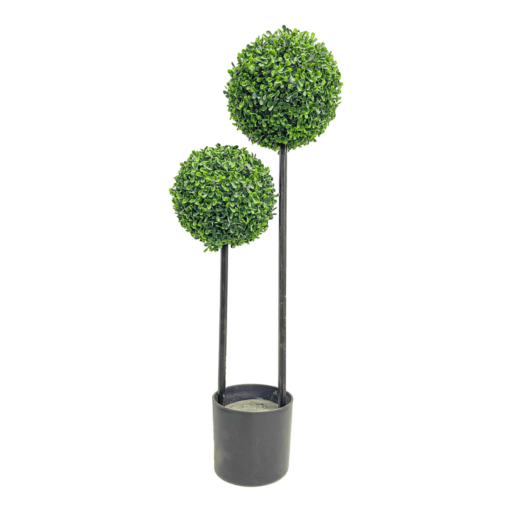 Hyper-realistic Artificial Double Ball-shaped Boxwood Tree