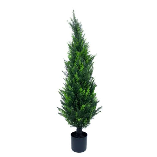 4ft Artificial Cedar Tree – 48″ best Fake Cypress Trees – realistic fake christmas tree