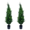 2 Pcs 4ft Artificial Cedar Tree-ys1024