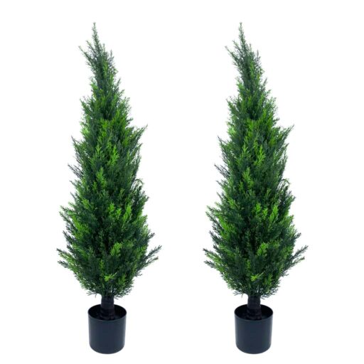 2 Pcs 4ft Artificial Cedar Tree-ys1024