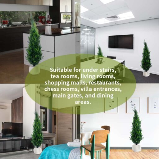 4ft Artificial Cedar Tree 06