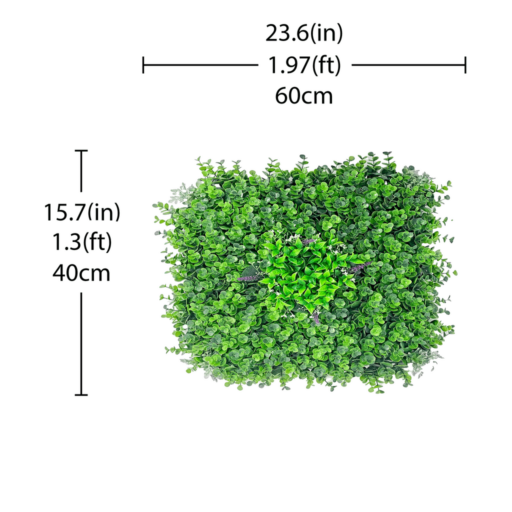 6 PCS High-Quality Artificial Eucalyptus Leaf Hedge Wall sz