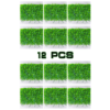 12 PCS Artificial Eucalyptus Grass Wall – 23.6-inch (60 cm) Faux Aquatic Plant Hedge Wal 12