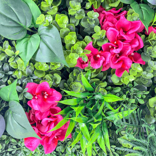 High-Quality Artificial Countryside Eucalyptus Grass Wall – 23.6-inch (60 cm) Faux Mixed Weeds and Boxwood Leaf Hedge Wall xj